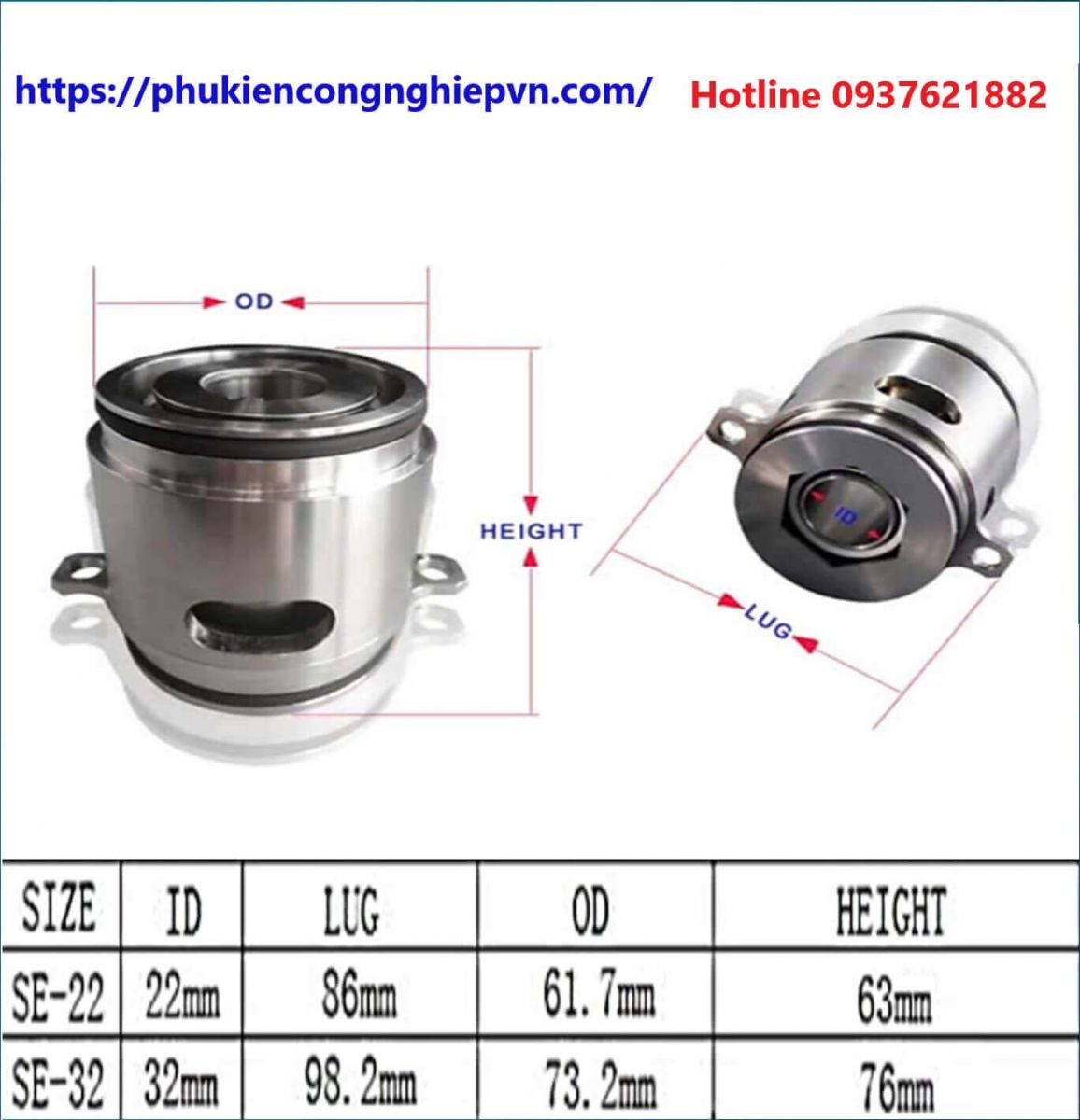 Phớt máy bơm SE,SEG,SL,SL1,SLV-2